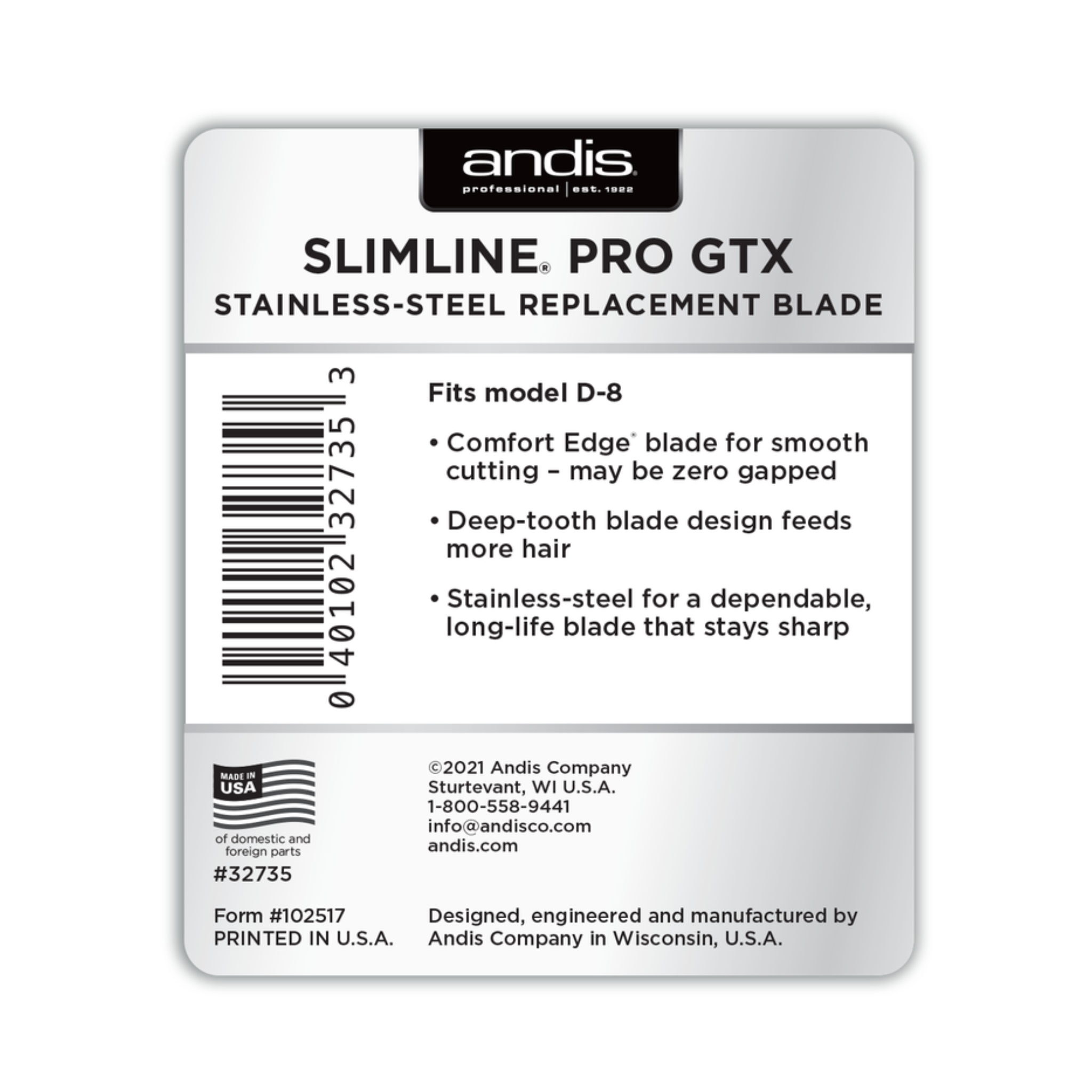 Slimline Pro GTX - Replacement Blade
