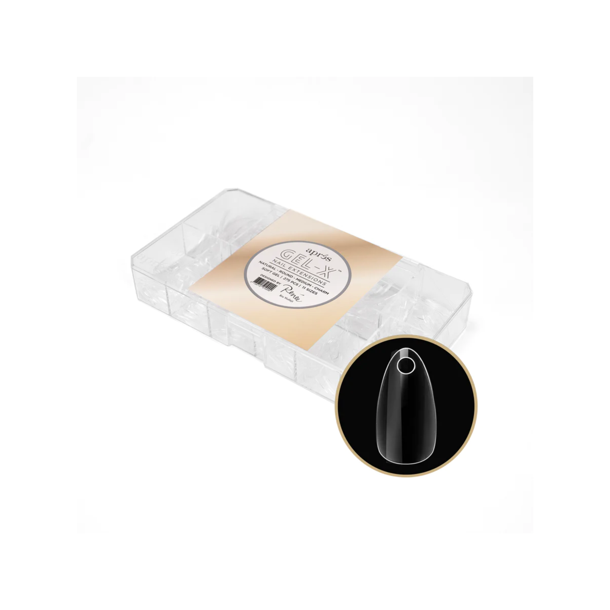 Rie Nofuji Charm Box of Tips: Natural Round - Medium (11 Sizes)