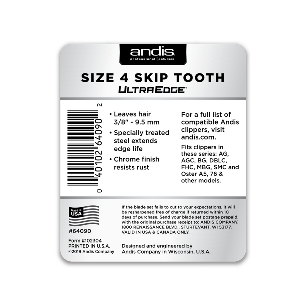 Ultra Edge - Detachable Skip Tooth Blade (Size 4)
