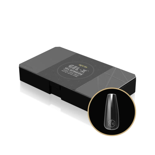 Gel X Box of Tips: Natural Coffin - Medium (500pcs)