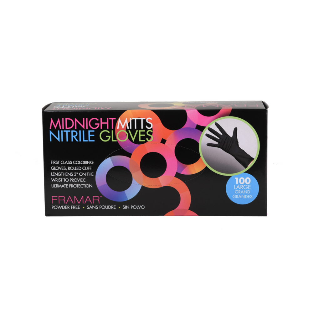 Midnight Mitts - Nitrile Gloves (Large)