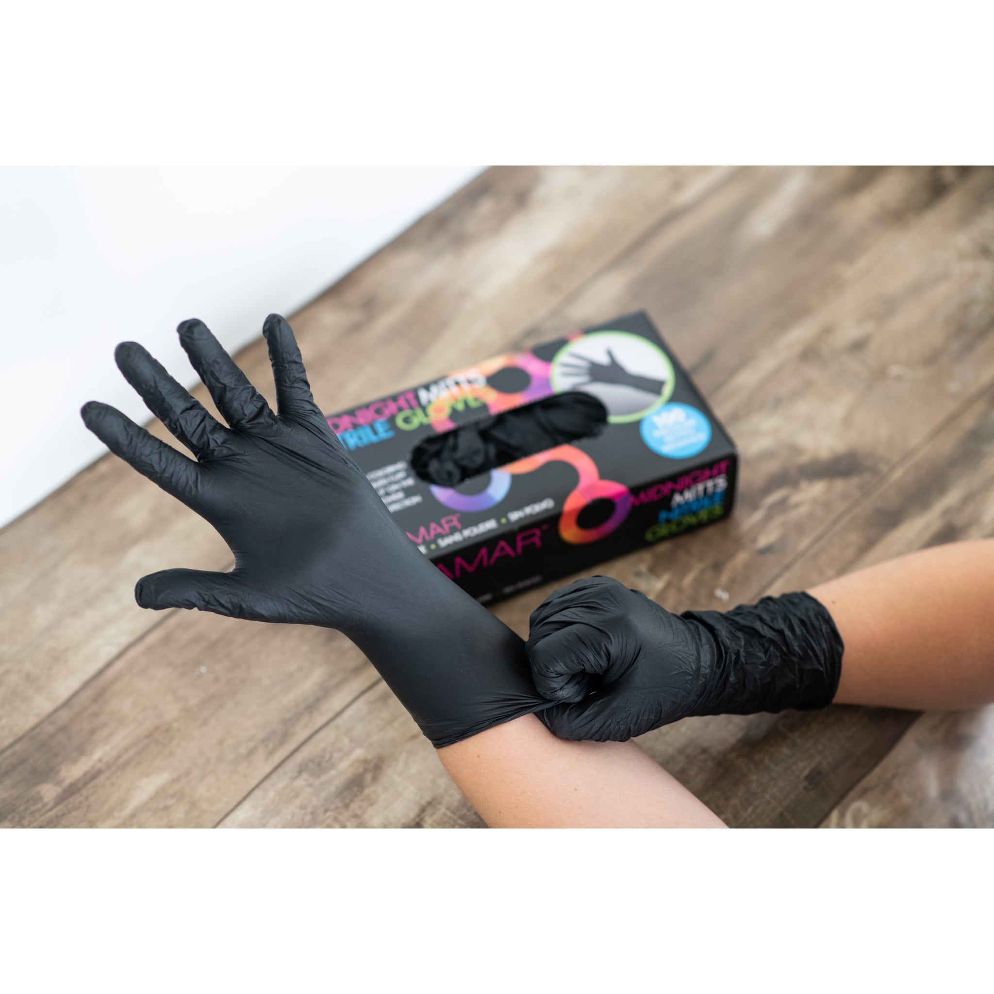 Midnight Mitts - Nitrile Gloves (Medium)
